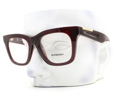 Burberry Eyeglasses Glasses BE2407 4115 Bordeaux Red Check 51mm with Case