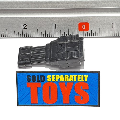 Vtg GoBots Power Warrior Grungy CANNON gun original black weapon accessory part - Picture 2 of 7
