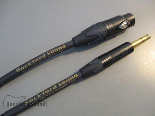 Mogami W2549 schwarz | Gold Neutrik Buchse XLR zu TRS ausgewogene Verbindung - Bild 2 von 3