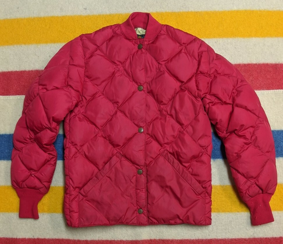VTG 60s Eddie Bauer USA Bauer Down Red 