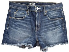 MOSSIMO SUPPLY CO. STYLISH HIGH RISE WOMEN  S DENIM SHORTS POWER STRETCH