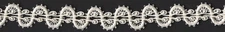 1&1/4" IVORY EMBROIDERED VENICE VENISE LACE BRAID GIMP FABRIC TRIM 9 YARDS  