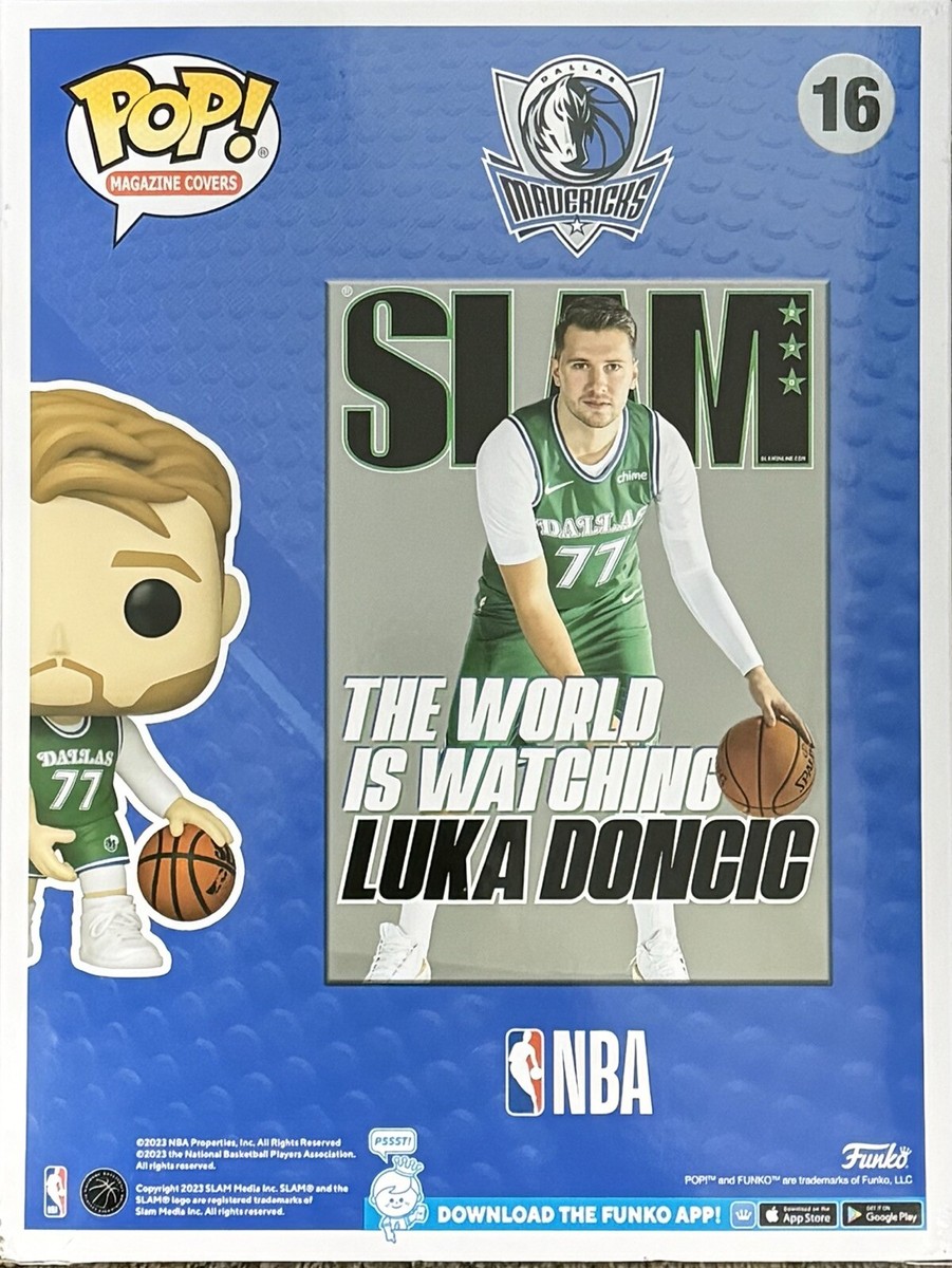 Luca Doncic Dallas Mavericks Signed Panini Exclusive Jumbo Funko