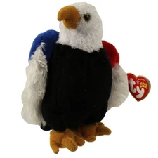 TY Beanie Baby - FREE the Eagle (5.5 inch) - MWMT's Stuffed Animal Toy