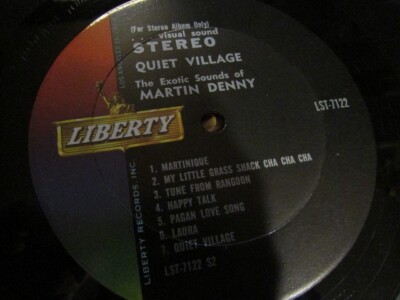 MARTIN DENNY Quiet Village The Exotic Sounds Of 59 VINYL LP