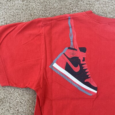 80s NIKE®︎ AIR JORDAN 1  SHOULDER Rare Vintage 1985 Nike Air Jordan 1 Chicago Over The
