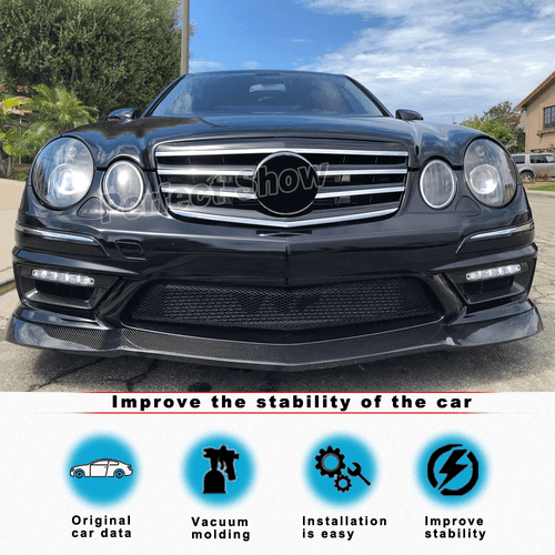 Carbon Frontlippe Spoiler Lippe Passt für Mercedes Benz W211 E63 2006-2009 - Bild 2 von 14