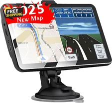 2025 Car GPS Navigator 2.5D Touchscreen 7Inch Car GPS, Truck GPS Commercial