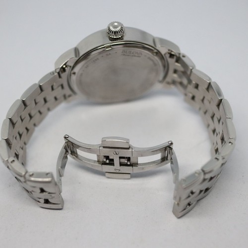 BULOVA ACCU SWISS GEMINI Automatic Winding Men's Silver Black with Box used - Picture 9 of 9