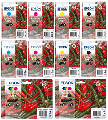 Epson 503 503XL Chillies Tintenpatrone XP-5200 XP-5205 WF-2960DWF WF-2965DWF SET