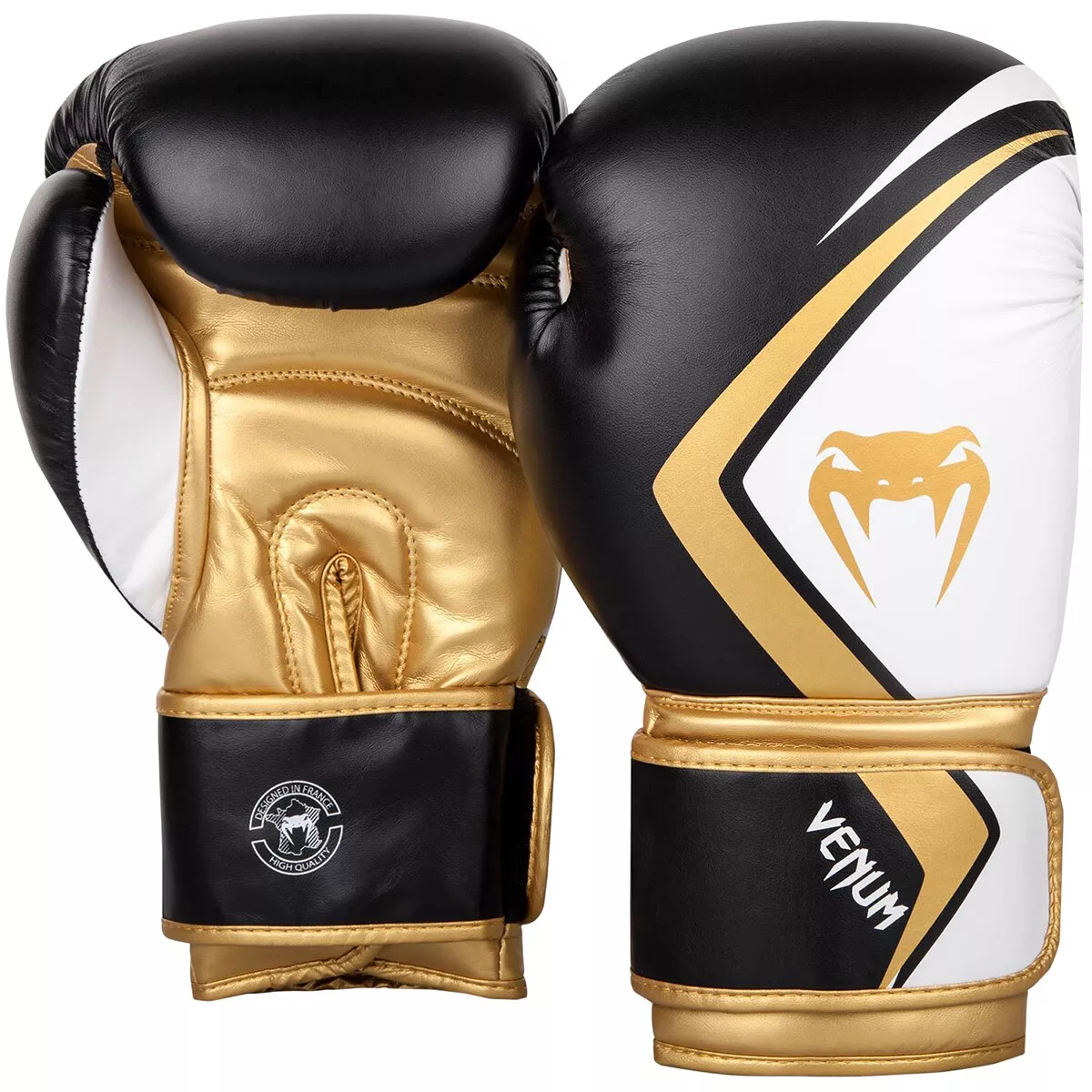 White and gold sales venum boxing gloves