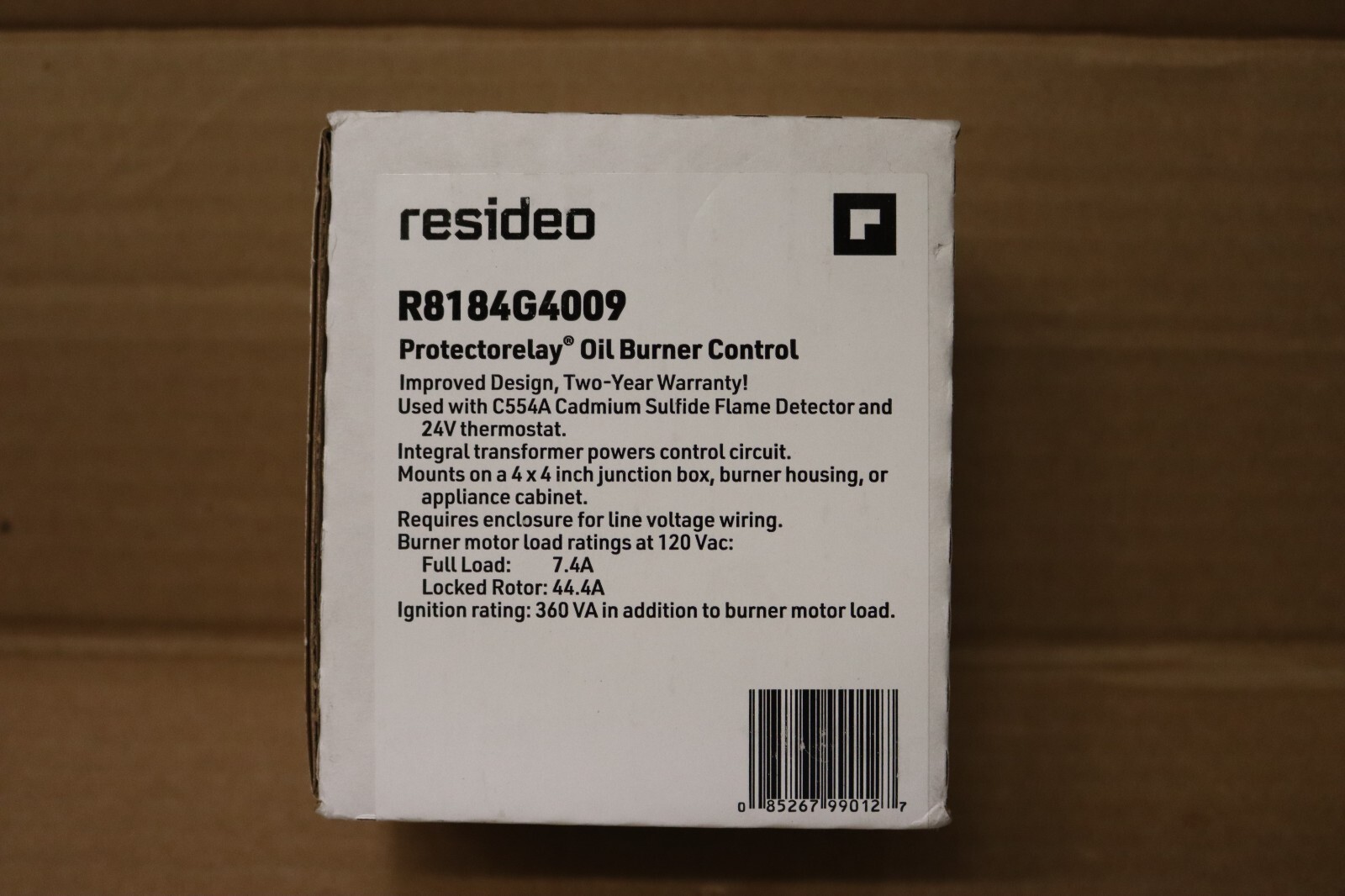 Brand New Resideo R8184G4009 Protectorelay Oil Burner Control-image