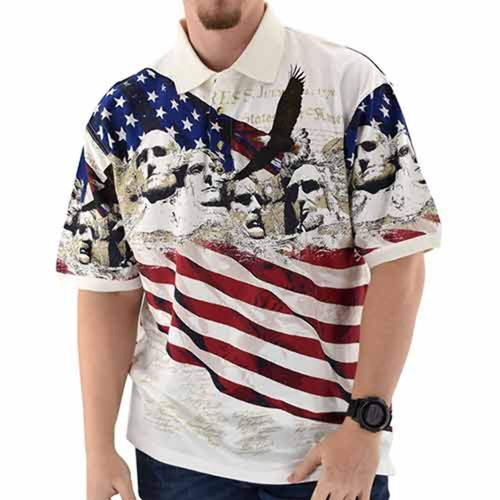 Mount Rushmore Herren Poloshirt
