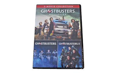 Ghostbusters 3 MOVIE Collection: GB 1, 2 & Afterlife (DVD) New Sealed