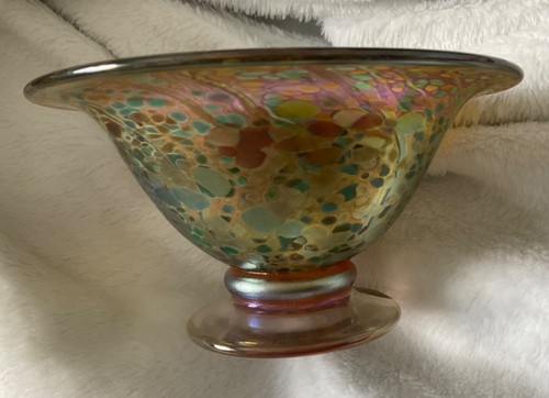 Isle of Wight Studio Glass Bowl Summer Fruit Goldenberry - Picture 6 of 8