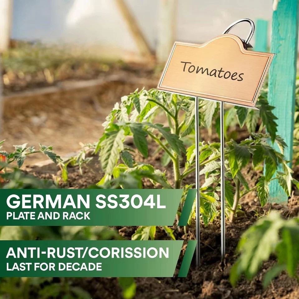 25*Metal Plant Labels Weatherproof Stainless Steel 304Garden Markers For Outdoor - Image 4 of 4