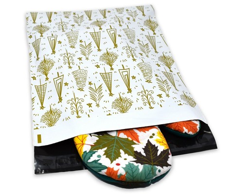 NEW 10x13 Fall, Christmas, Snowmen, Teal Snowflakes, Trees Poly Shipping Mailers - Picture 19 of 83