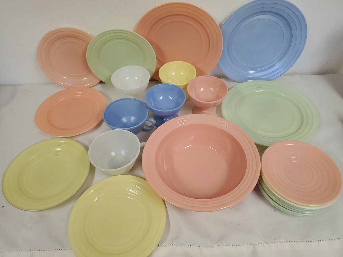 HAZEL Ware 12pc WHITE LUNCHEON SET