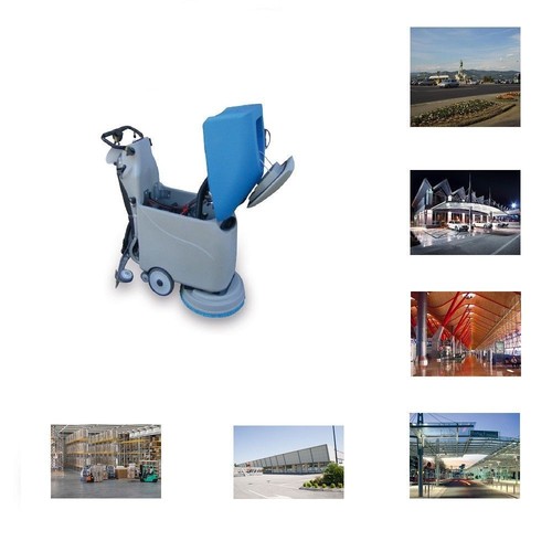 Electric floor scrubber industrial cleaning machine with battery Eolo LPS02 B - 第 2/6 張圖片