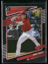 2021 Panini Chronicles #3 Mike Trout Clearly Donruss Black
