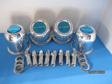 1 Kit Of 4 Caps Aluminum 20 Lug Nuts 12-20 5 Lug Weld Racing Wheels Blweld