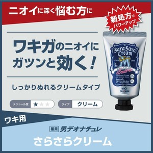 New Deonature Men S Armpits Direct Coat Antiperspirant Cream