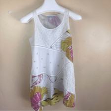 Anthropologie Leifnotes Guarri Asymmetrical Shift Floral Dress Silk Blend Size 0