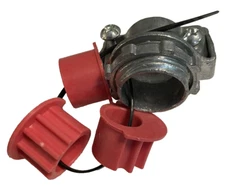 Arlington 8412 1" Connector for Metal Clad (MC) Cable, with Insulators/End Stops