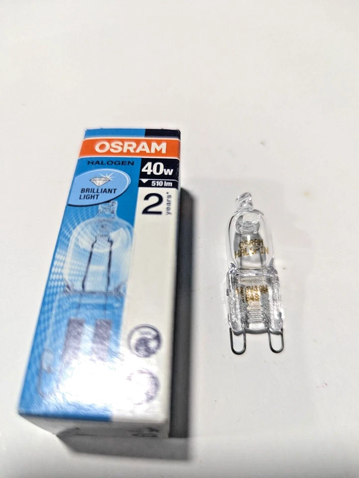 Osram 66740 120V Halopin G9 40 Watt Clear 66740 2700K 510lm Dimmable Lamp 4PK - Image 2 of 4