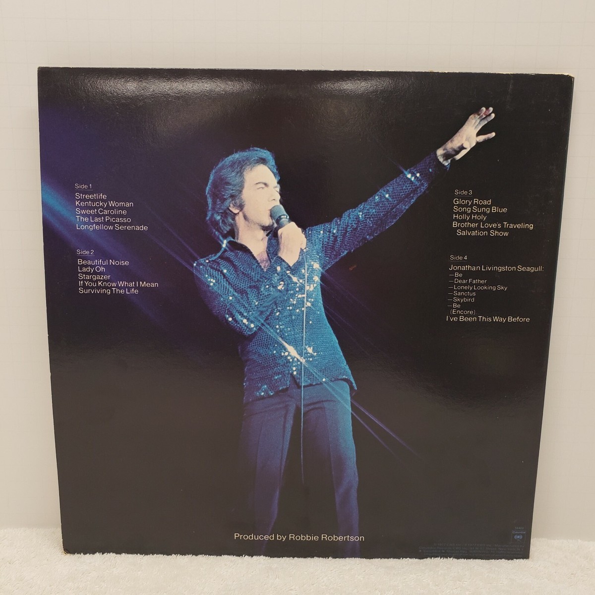NEIL DIAMOND LOVE AT THE GREEK THEATER 1977 DBL LP W/ SWEET