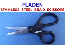 STAINLESS STEEL BRAID SCISSORS FLADEN FOR SEA CARP FISHING HAIR RIGS MONO LINE