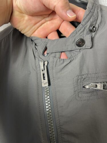 Rara giacca vintage G-Star RAW grande logo asimmetrico cerniera uomo taglia L - Foto 11 di 22