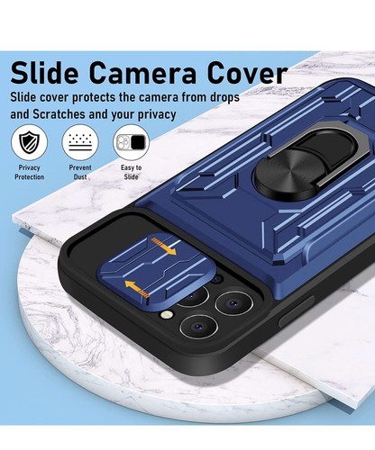 Custodia Aolcev per iPhone 14 Pro Max con porta carte custodia portafoglio e cover fotocamera - Foto 3 di 7