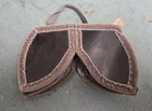 WW2 ORIGINAL MILITARY ISSUED GERMAN Sun Anti Flash DUST GOGGLES
