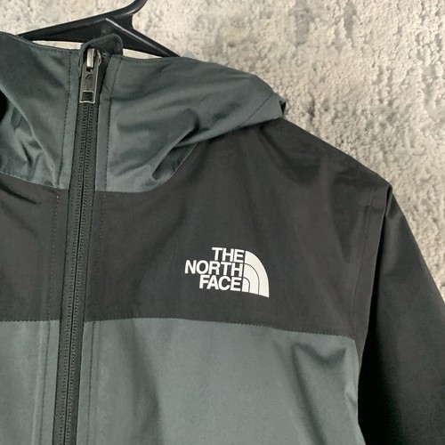 The North Face Dryvent Jacket Boys Kids Medium Black Grey Removable Hooded - Picture 5 of 15