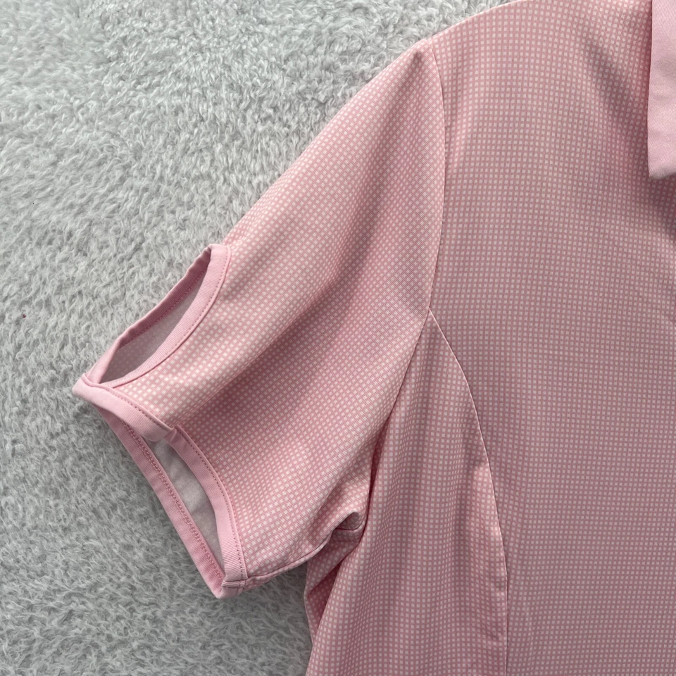 Camisa Polo Callaway Para Mujer Talla Mediana Rosa Madera Tecnología Torneo Atlético Golf Foto 3 de 4