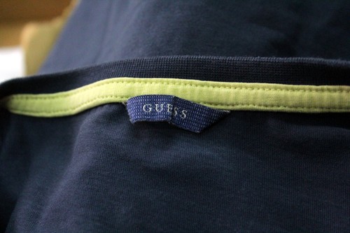 Guess Taglia S Uomo T-Shirt Maglietta Blu Manica Corta Maglia Cotone Logo Man - Imagen 11 de 12