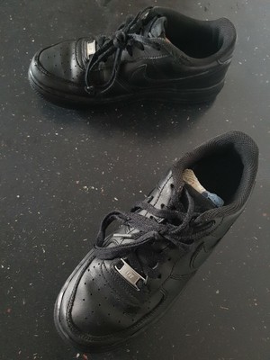 Nike Air Force 1 Trainers Black Size 5.5 UK | eBay