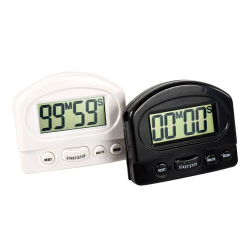 Digital Alarm Kitchen Timer Cooking Mini LCD Electronic Magnetic Count Up Down - Picture 3 of 14