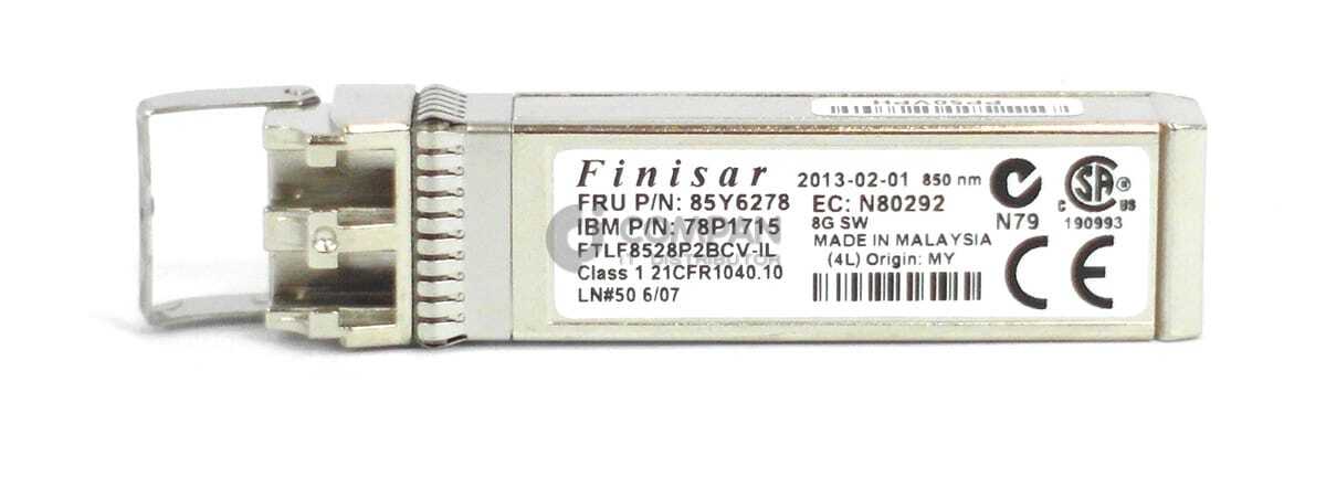 85Y6278 / IBM 8GB SFP+ SW LC 850NM TRANSCEIVER FOR IBM STORWIZE 