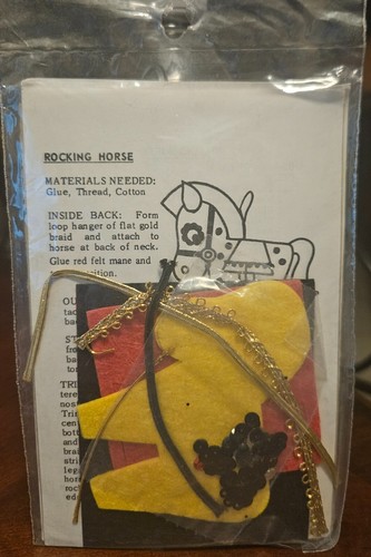 Vintage Felt Originals, Fabulous Felt Originals, Rocking Horse #1116 - Picture 2 of 5