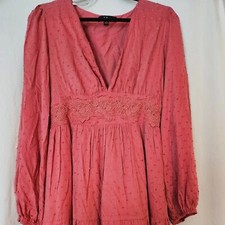Lulus Long Sleeve Dress Med