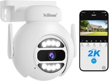 TELECAMERA IP WIFI SRIHOME ZOOM 3X 4mp VIDEOSORVEGLIANZA 2K CAMERA 1080 ESTERNO