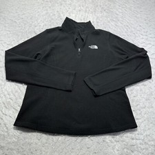 The North Face Classic Fleece 1/4 Zip Sweatshirt Black Womens Size Small S