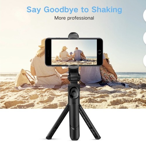 Selfie Stick Tripod, Extendable Bluetooth Selfie Stick with with Wireless Remote - Picture 5 of 10