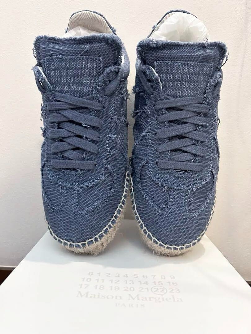 Maison Margiela S58WS0214 Espadrilles Sneakers Shoes 36 Blue