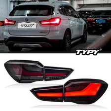 Pair LED Tail Lights for 2016-2019 BMW X1 F48 LED Lamps Rear Lights Smoke Red