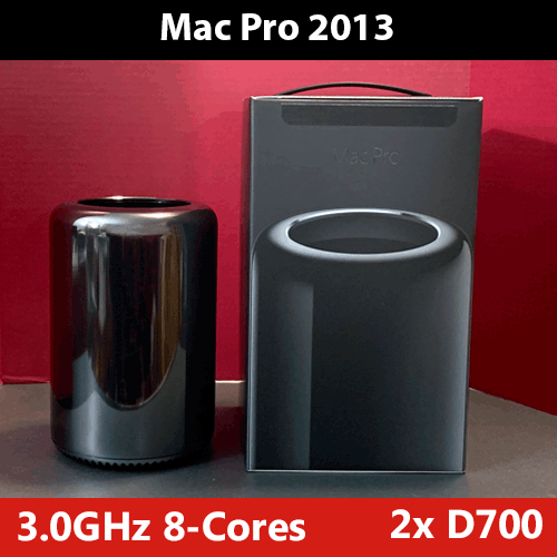 2013 Mac Pro | 3.0GHz 8-Cores | Dual D700 | 128GB RAM | 2TB NVMe PCIe  SSD - Afbeelding 1 van 1