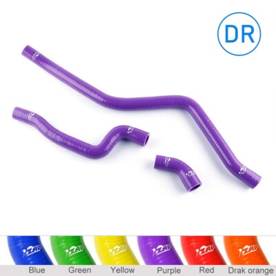 For Yamaha Raptor 660 YFM660 YFM660R 2001-2005 ATV Silicone Radiator Hose Purple