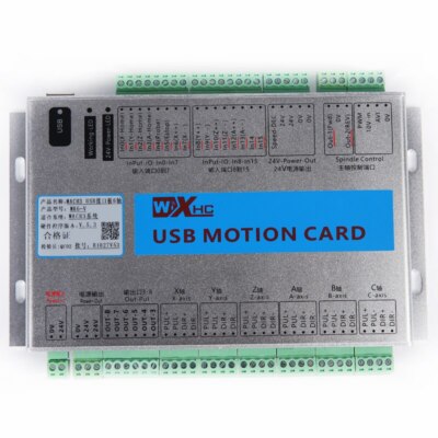 USB 2MHz Mach4 CNC 4 Axis Motion Control Card Breakout Board for Machine tpys
